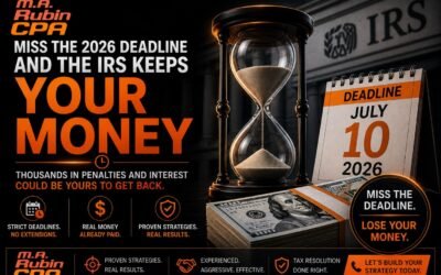 Miss the 2026 Deadline and the IRS Keeps Your Money — It’s That Simple