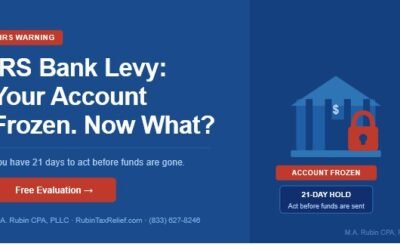 IRS Bank Levy: How to Get Your Money Back