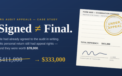 Can You Appeal an IRS Audit After You’ve Already Signed?